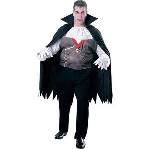 Rubies Full Cut Vampire Dracula Costume Plus Size 46-52 Halloween Costume NEW